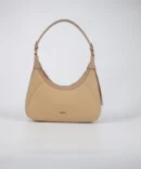 A petite women's handbag with an elegant design - beige